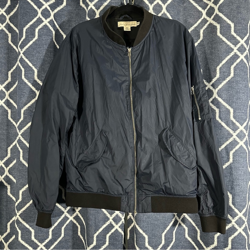 Navy Bomber Jacket